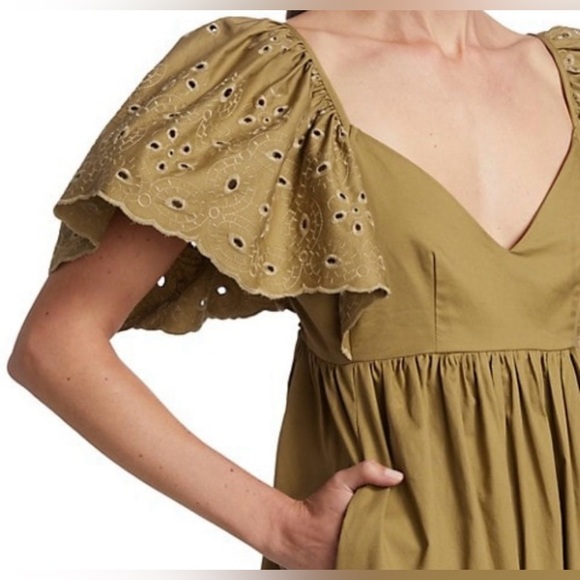 En Saison Flutter Sleeve Eyelet Maxi - Picture 3 of 7